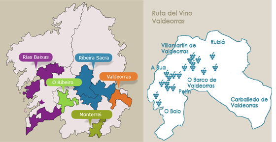 mapa d.o. valdeorras